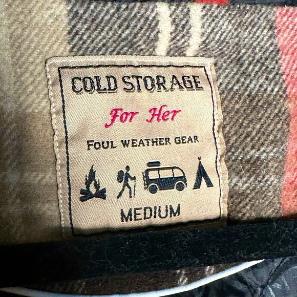 Cold Storage Foul Weather Gear For Her Wool Blend Winter Coat Size Large - Picture 4 of 6